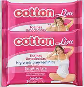 Lenços Umedecidos Sensitive Care Toalha Íntima Feminina 48 Un
