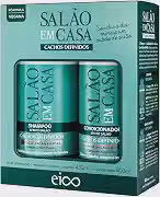 Eico Kit Salão em Casa Cachos Definidos Shampoo 450ml + Condicionador 400ml