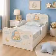 Cama Infantil Adesivo Ovelhinha Nuvem Moderna Resistente Branco
