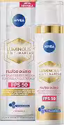 NIVEA Fluido Facial Protetor Cellular Luminous 630 FPS 50 40ml - Reduz e previne manchas escurecidas, uniformiza o tom da pele e conta com Ácida Hialurônico, Vitamina E e filtro