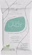 Lenço Umedecido Íntimo Personalidade Lady Clean Side Vitamina E com Ácido Lático 20 unidades 20cm X 15cm
