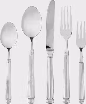 LYOR - Faqueiro Grécia 30 Peças Aço Inox - Serve 6 Pessoas