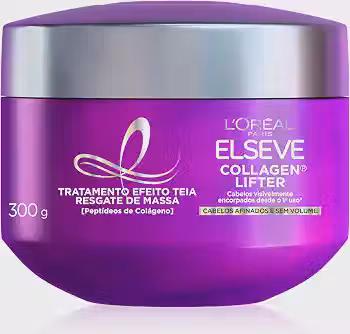 Máscara de Tratamento Elseve L'Oréal Paris Colágeno Encorpador 300g