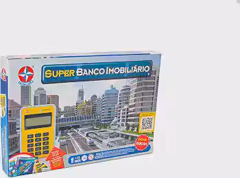 Jogo Super Banco Imobiliário Brinquedos Estrela, Multicores