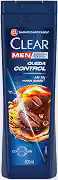 Clear Shampoo Anticaspa Men Queda Control Frasco 400Ml Branco