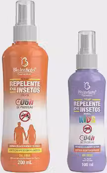 Bio Instinto Kit Repelente Spray Adulto 200ml e Kids 100ml