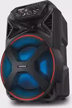 MONDIAL Caixa Amplificada Connect Partyplus, Preto, 250W RMS, Bivolt - CM-250