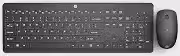 Combo de Teclado e Mouse Ergonômico Sem Fio HP 230 - com Dongle USB Wireless, Digitação Silenciosa, Design Elegante, Até 12 Meses de Bateria, Layout BR, Preto (18H24AA#AC4)