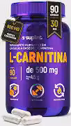 L-Carnitina 600mg por Porção em Cápsulas – Sem Glúten – 90 Cápsulas