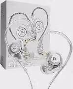 Alversun Fone De Ouvido KZA EDX Pro Intra-auricular, Driver 10mm (CRYSTAL)