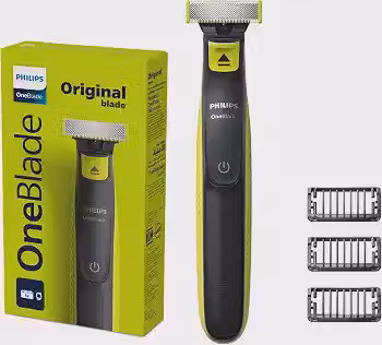 Philips OneBlade Barbeador e Aparador Elétrico: Raspa, Apara e Contorna
