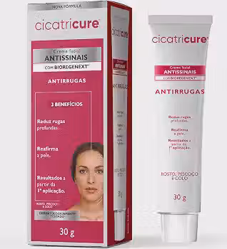 Cicatricure Creme Facial Antissinais com Peptídeos e Ácido Hialurônico 30g