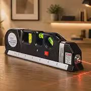 Trena Nível a Laser Profissional 2,5m 3 em 1 Nível de bolha