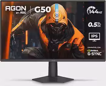 Monitor Gamer AOC AGON G50 27' 144Hz 0,5ms IPS HDR10 G-SYNC 27G50F
