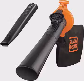 BLACK+DECKER Aspirador de Pó, Soprador e Triturador, para Remoção de Folhas Secas e Molhadas, Modelo BV25, 110V