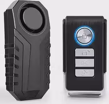 Alarme sem fio para bicicleta Anti-furto de segurança Moto Carro Veículos Porta Janela 113db Super alto Controle remoto incluso PC Case Funções SOS Indicador bateria fraca 3 Toques sino