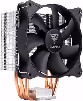 Gamdias Air Cooler Boreas E1-410 Mono 120mm 4 Heatpipes Compatível c/ Intel LGA 1700/1200/1151 e AMD AM4/AM5 Desktop Preto
