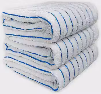 Kit 03 Toalha de Banho Grossa Praia Hotel 440g/m² Costura Dupla Reforçada