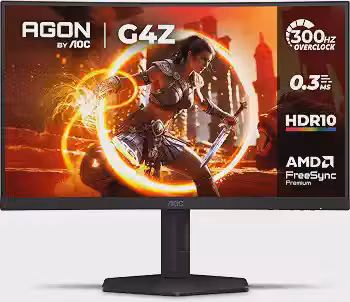Monitor Gamer Curvo AOC AGON G4Z 27' 300Hz 0,3ms HDR10 Base Ajustável C27G4Z/P