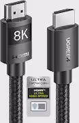 UGREEN Cabo HDMI 2.1 8K 3 M 48 Gbps, 4K@120Hz 8K@60Hz Nylon Trançado