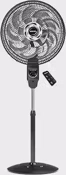Ventilador de Coluna Mallory Max Control Com Controle Remoto 140W, Silencioso, Com Hélice de15 pás, Grade Especial em Sistema TS, Máxima Vazão e Mínimo Ruído - PR-GR - 127V