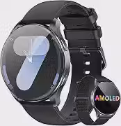 Smartwatch Redondo AMOLED 1.43' - Relógio Inteligente com Chamadas Bluetooth, 130+ Modos Esportivos, IP68, Compatível Android/iOS - Unissex