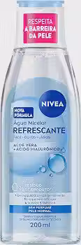 NIVEA Água Micelar Solução de Limpeza 7 em 1 Refrescante 200ml, Demaquila, Limpa Profundamente, Purifica, Hidrata, Cuidado Facial