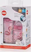 NUK Kit Mamadeira My 1St S1 150Ml S2 300Ml Girl - Rosa 2 Unidades