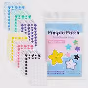 40 Adesivos Para Espinha Hidrocoloide, Pimple Patch Colorido em Formato de Estrela, Secativo Espinha para Acne e Impurezas da Pele (AMARELO)