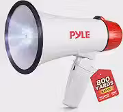 Megafone Pyle, Com Sirene e Luzes de LED, 30 Watts