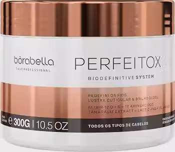 B-tox Capilar Borabella Perfeitox 300g - Redutor de Volume e Frizz com Brilho Espelhado