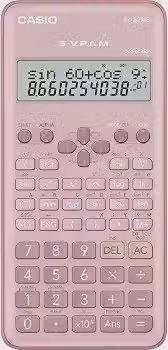 Calculadora Científica, Casio, FX82, Display com 2 linhas, 240 funções, Rosa