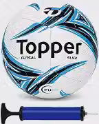 Bola Futsal Topper Slick + Bomba De Ar