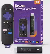 Roku Streaming Stick Plus 4K | Dispositivo de streaming para TV 4K com controle remoto por comando de voz compatível com Alexa, Siri e Google