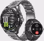 Relógio Kieslect Smart Watch Actor Ultra, tela LTPO AMOLED de 1,6 polegadas, GPS, chamadas e mensagens Bluetooth, 150 modos esportivos, resistente à água 5ATM Alças duplas
