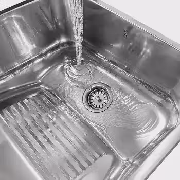 Pia para Lavanderia Tanque Inox 34x40x20cm + Sifão Ralo Incluso Área de serviço
