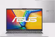 Notebook ASUS Vivobook Go 15, Intel Core i3 N305, 4GB, 128GB SSD, W11 Home, Tela 15.6' FHD Cool Silver - E1504GA-NJ440W