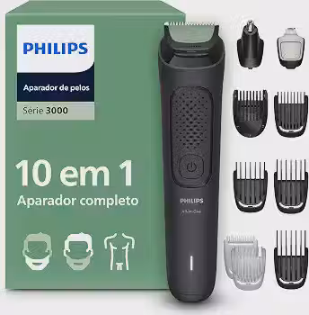 Philips Aparador e Barbeador Elétrico Série 3000 All-in-One 10 em 1
