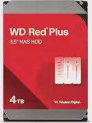 Western Digital Disco rígido interno WD Red Plus NAS de 4 TB - 5400 RPM, SATA 6 Gb/s, CMR, 128 MB de cache, 8.9 cm - WD40EFZZ