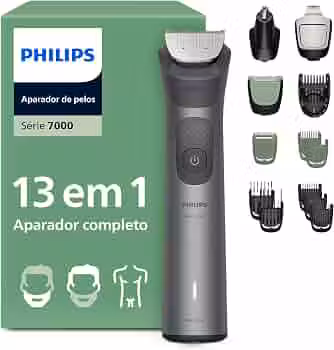Philips Aparador e Barbeador Elétrico Série 7000 All-in-One 13 em 1 Premium
