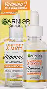 Vitamina C Facial Garnier Uniform & Matte Sérum Antimarcas 30ml