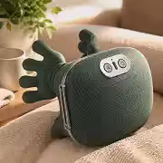 Massageador Elétrico Pescoço e Ombros Mãozinha 4D com Aquecimento Infravermelho, Recarregável USB-C, 3 Velocidades, Sem Fio, Shiatsu Cervical Trapézio Costas Lombar Pernas, Alívio de Tensão Muscular