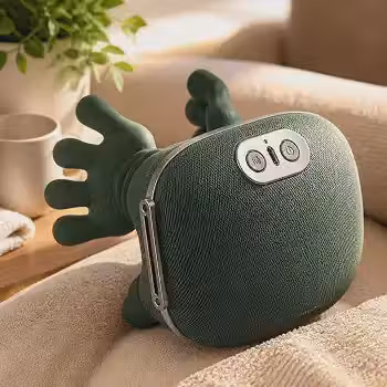 Massageador Elétrico Pescoço e Ombros Mãozinha 4D com Aquecimento Infravermelho, Recarregável USB-C, 3 Velocidades, Sem Fio, Shiatsu Cervical Trapézio Costas Lombar Pernas, Alívio de Tensão Muscular