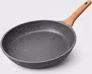 Frigideira Antiaderente Grande 24cm Cerâmica Fogao Indução Elétrico e Gás Não Gruda Menos Óleo Cozimento Rápido Fácil Limpeza Alta Durabilidade Premium