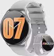 Relógio Inteligente AMOLED 1.43' com Chamadas, 130+ Esportes, IP68