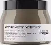 L'Oréal Professionnel Máscara Absolut Repair Molecular, Repara os Danos & Recupera a Força, Maciez & Desembaraço, Para cabelos danificados e muito danificados