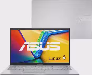 Notebook ASUS Vivobook 15, Intel Core i5, 8 GB, 512 GB SSD, KeepOS/Linux, 15.6'' FHD, Cool Silver - X1504VA-NJ1741