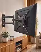 Suporte Articulado para TV 32 a 58 Polegadas até 30 kg, Suporte de Parede Universal com Giro, Inclinação e Avanço, Compatível com Padrão VESA, Aço Reforçado