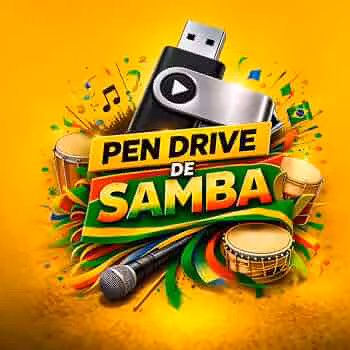 Pen Drive 16GB com 1.000 Músicas - Samba