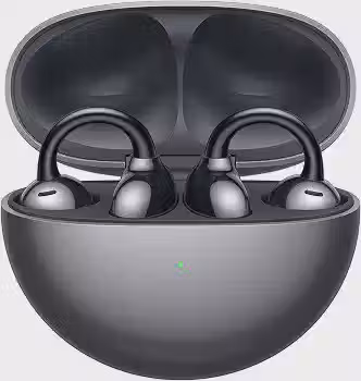 Fone de Ouvido Sem Fio, HUAWEI FreeClip, C-bridge Design, Tecnologia Open-Ear, Reconhecimento Automático de Posição Esquerdo-Direito, Preto